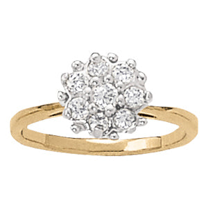 18K White Gold Lab Diamond Fashion Ring