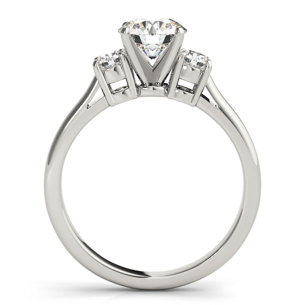 1/4 ct tw Lab Diamond Engagement Rings 3 Stone Round