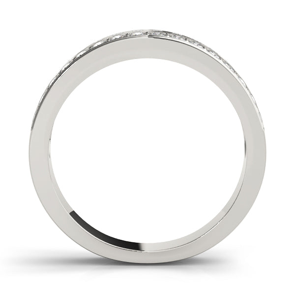 1/2 ct tw Lab Diamond Wedding Bands Prong Set