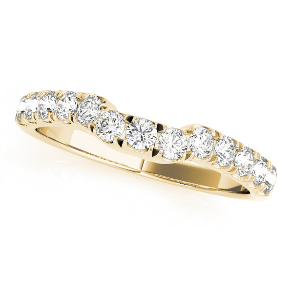 WEDDING BANDS CURVED BANDS