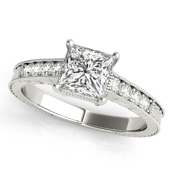 2 ct tw Lab Diamond Engagement Rings Antique