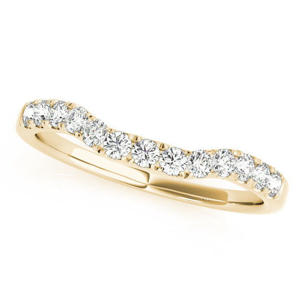 WEDDING BANDS CURVED BANDS