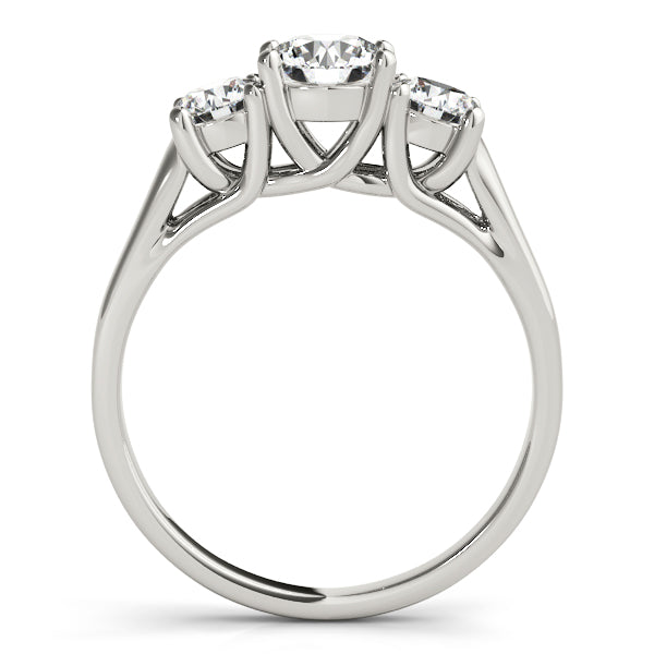 1 1/2 ct tw Lab Diamond Engagement Rings 3 Stone Round
