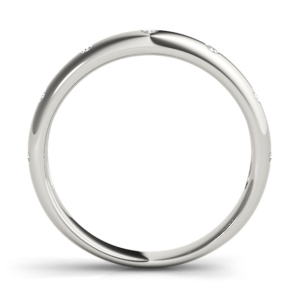 14K White Gold Lab Diamond Stackable Ring