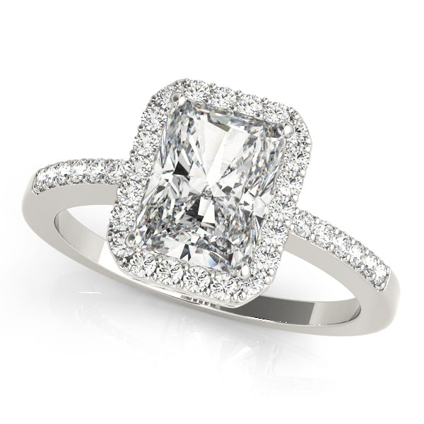 Halo Diamond Engagement Ring