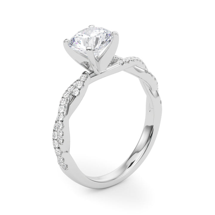 1/5 ct tw Lab Diamond Engagement Ring