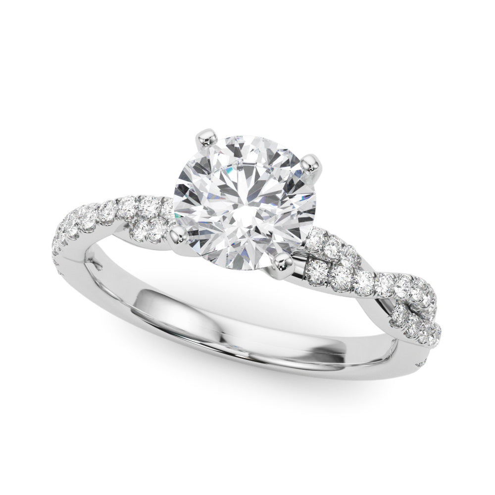 1/5 ct tw Lab Diamond Engagement Ring