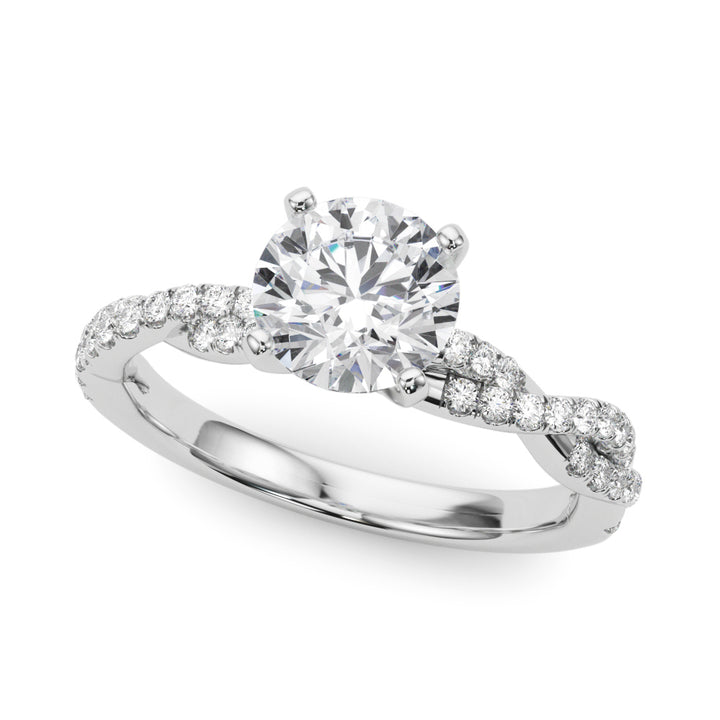 1/5 ct tw Lab Diamond Engagement Ring