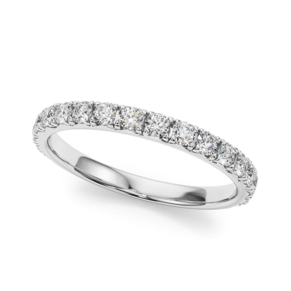 3/8 ct tw Lab Diamond Straight Wedding Band