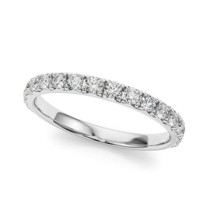 3/8 ct tw Lab Diamond Straight Wedding Band