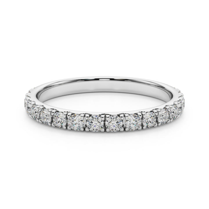 3/8 ct tw Lab Diamond Straight Wedding Band