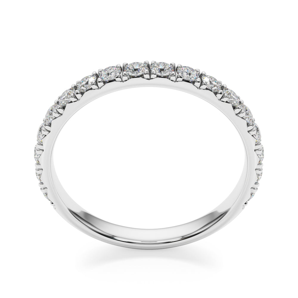 3/8 ct tw Lab Diamond Straight Wedding Band