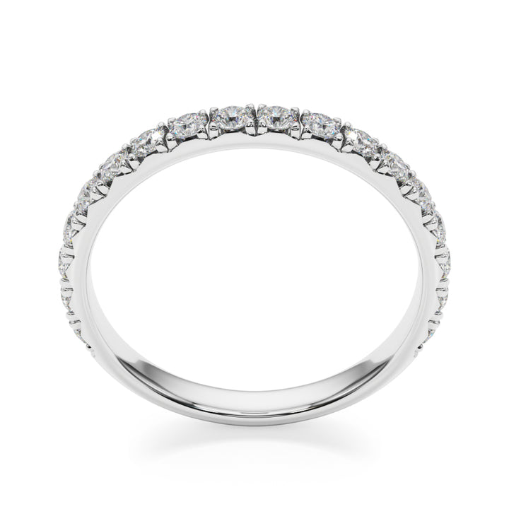 3/8 ct tw Lab Diamond Straight Wedding Band