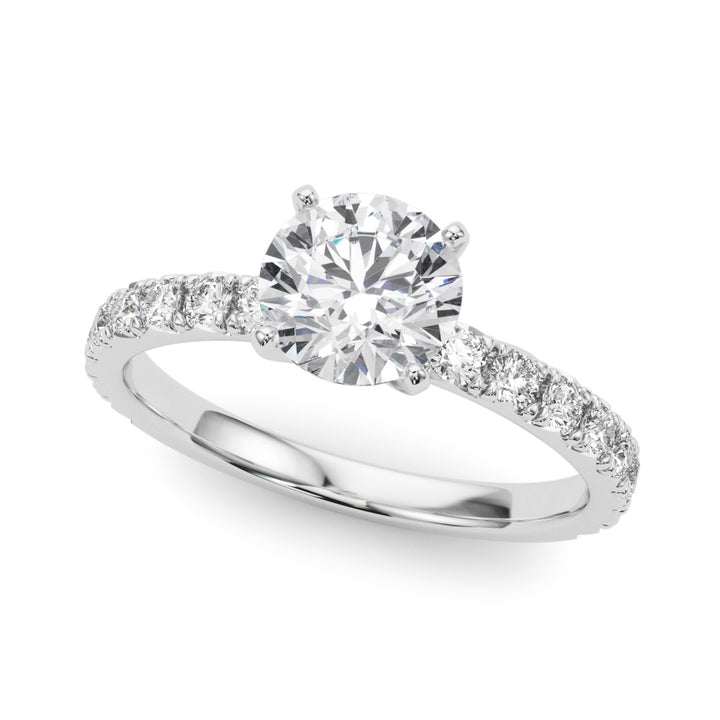 1 1/3 ct tw Lab Diamond Engagement Ring