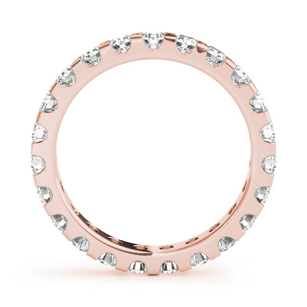 U SHAPE SHARED PRONG ETERNITY BAND