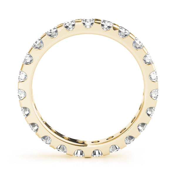U SHAPE SHARED PRONG ETERNITY BAND