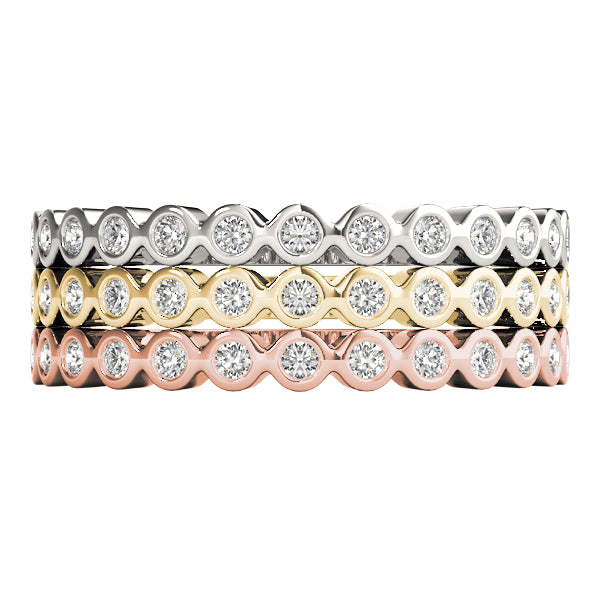 1/8 ct tw Lab Diamond Stackable Ring