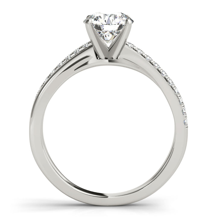 1/5 ct tw Lab Diamond Engagement Ring Split Shank