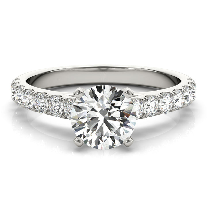 1/2 ct tw Lab Diamond 1/2 Cttw 1/2 Way Around Band