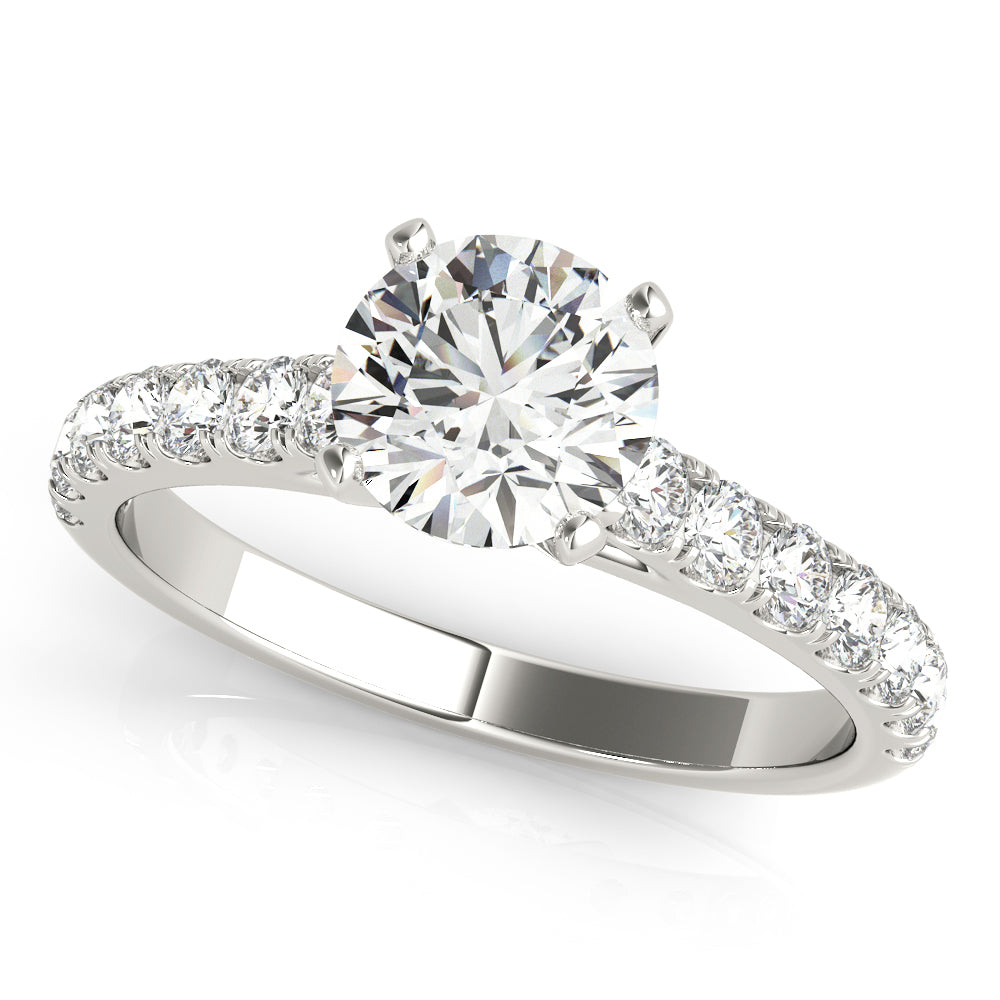 1/2 ct tw Lab Diamond 1/2 Cttw 1/2 Way Around Band
