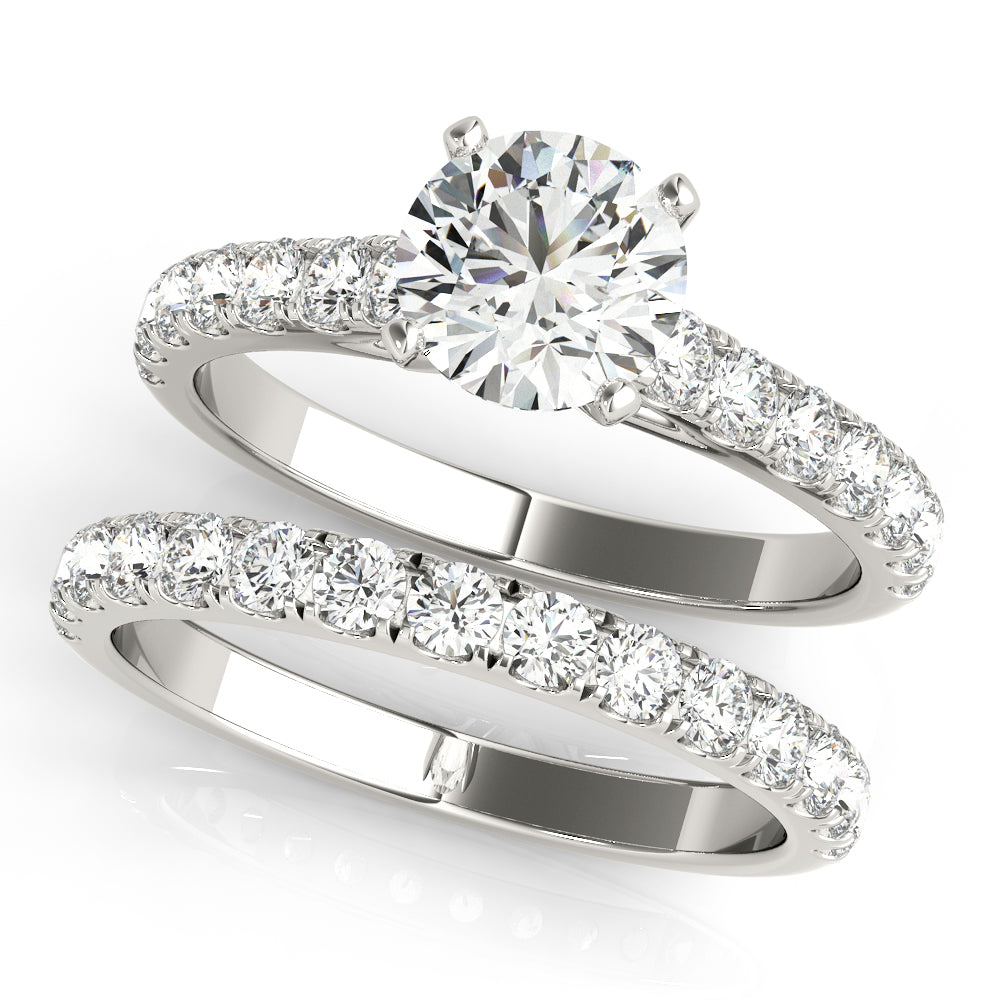 1/2 ct tw Lab Diamond 1/2 Cttw 1/2 Way Around Band