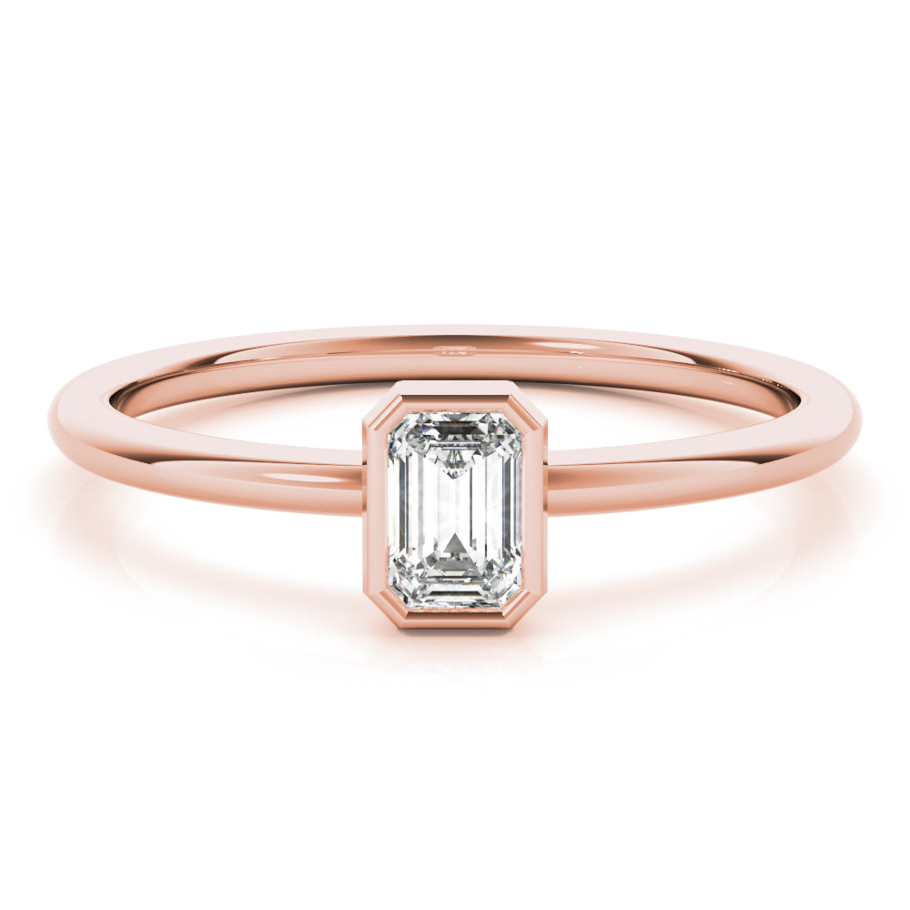 EMERALD SOLITAIRE STACKABLE
