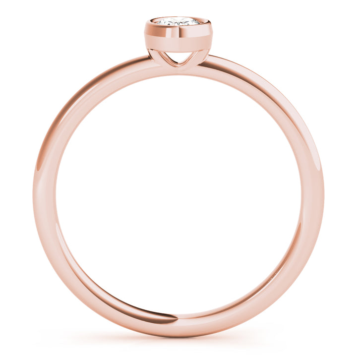 OVAL SOLITAIRE STACKABLE