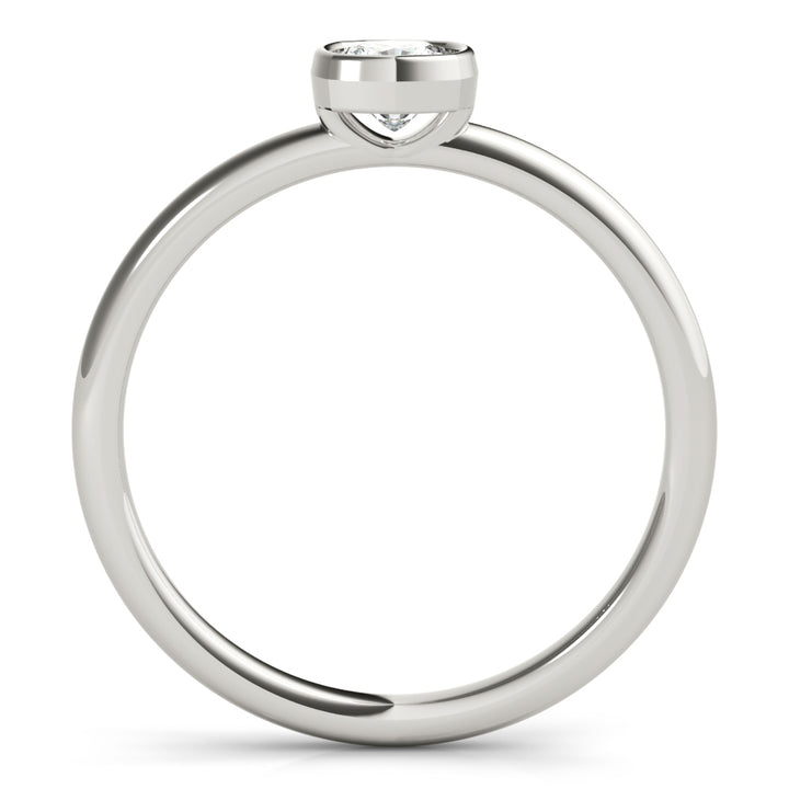 3/8 ct tw Lab Diamond Cushion Solitaire Stackable