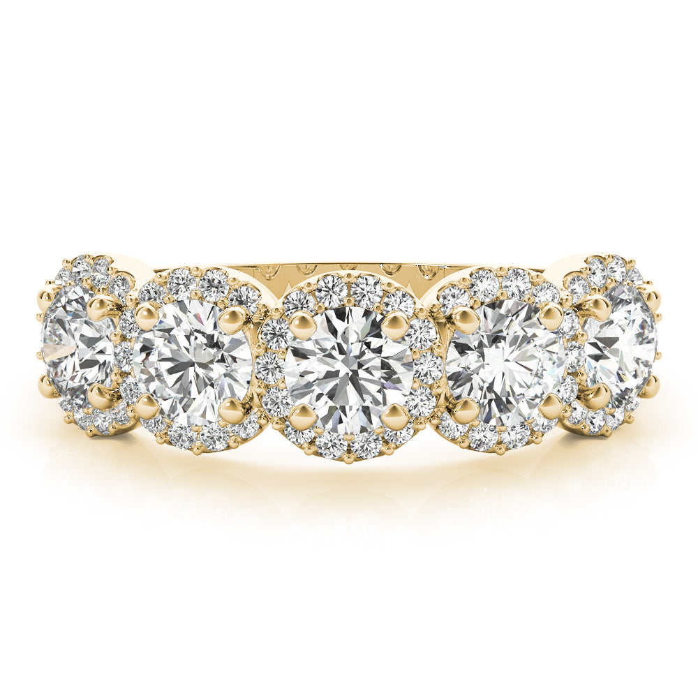 DIAMOND BAND ROUND STONES