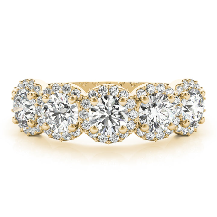 DIAMOND BAND ROUND STONES