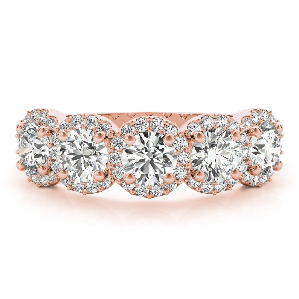 DIAMOND BAND ROUND STONES
