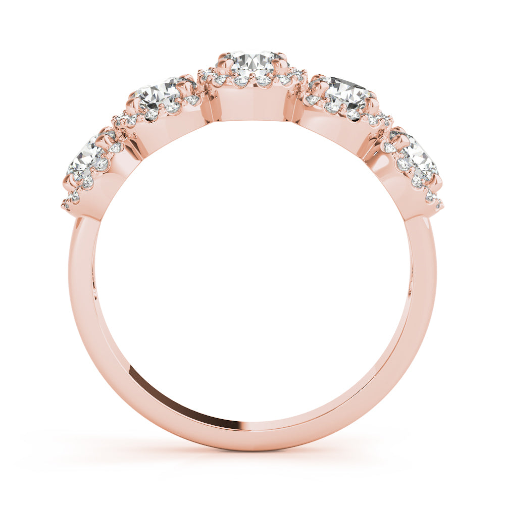 DIAMOND BAND ROUND STONES