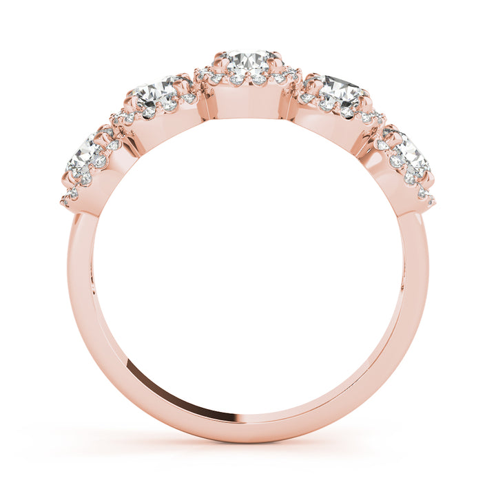 DIAMOND BAND ROUND STONES