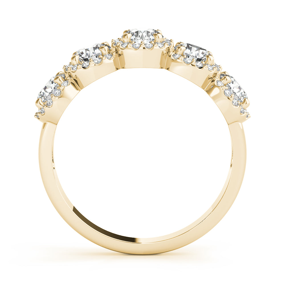DIAMOND BAND ROUND STONES