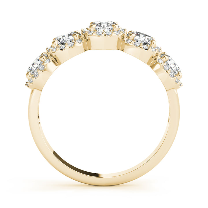 DIAMOND BAND ROUND STONES