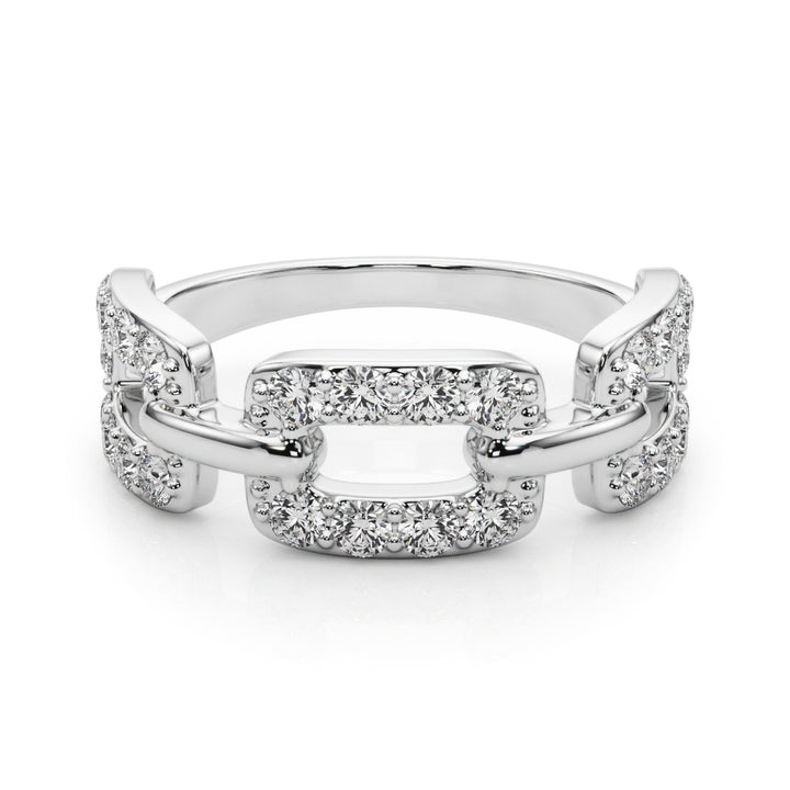 14K White Gold Diamond Fashion Ring