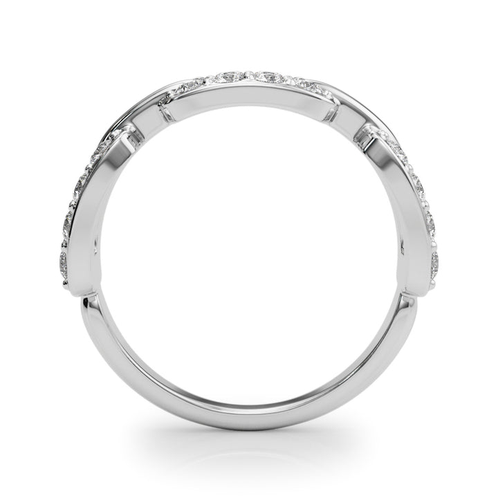 White Gold Multi-Diamond Fashion Statement Ring