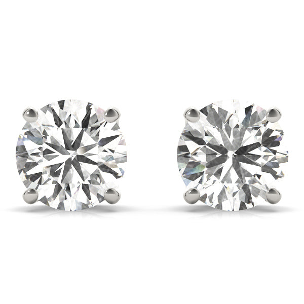 14K White Gold 0.05CT Lab Diamond Studs