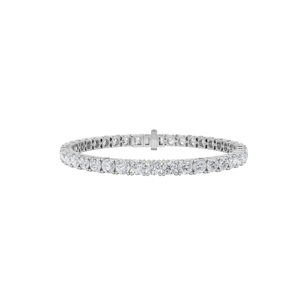 14K White Gold 7ctw Lab Diamond Tennis Bracelet