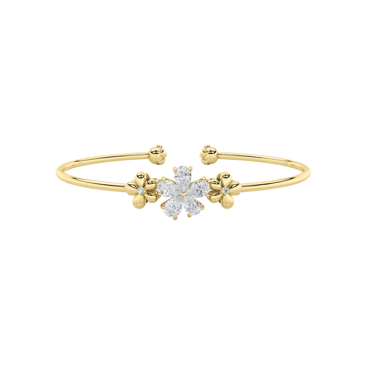 14K Yellow Gold 1.5ctw Lab Diamond Tennis Bracelet