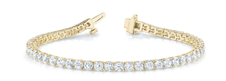 2 3/8 ct tw Lab Diamond Lab Grown Diamond 4 Prong In Line Tennis Bracelet