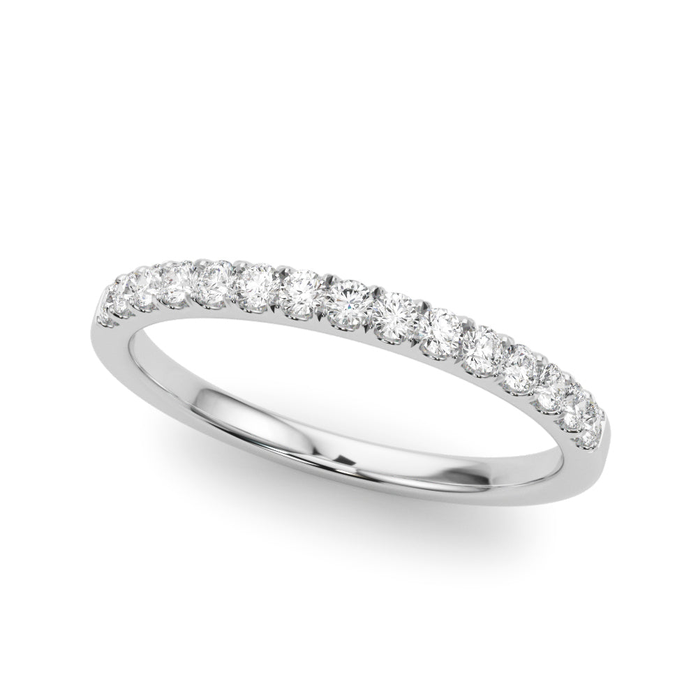 1/4 ct tw Lab Diamond Lab Grown Diamond Half Way Around Band