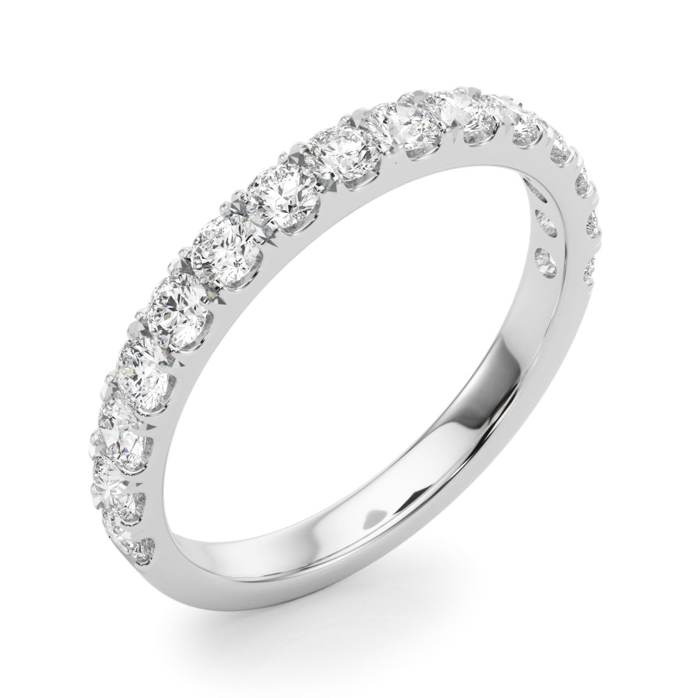 3/4 ct tw Lab Diamond Lab Grown Diamond Half Way Around Band