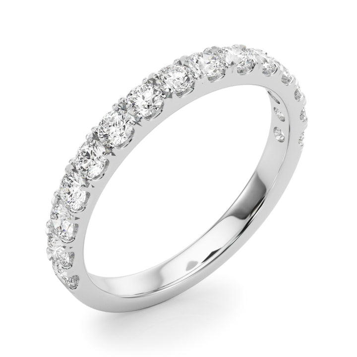 3/4 ct tw Lab Diamond Lab Grown Diamond Half Way Around Band