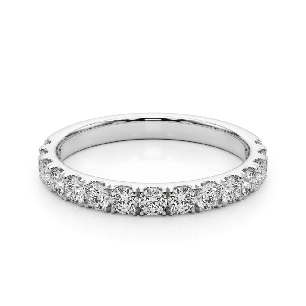 3/4 ct tw Lab Diamond Lab Grown Diamond Half Way Around Band