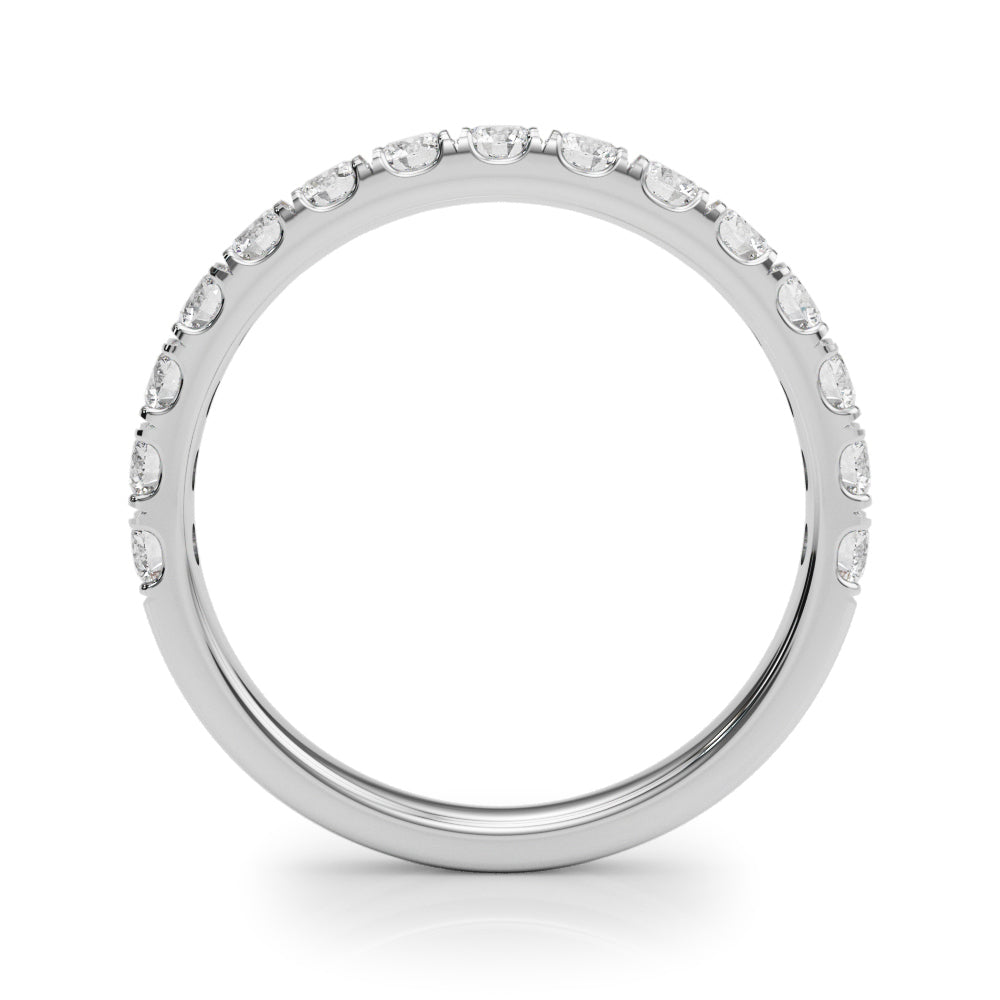 3/4 ct tw Lab Diamond Lab Grown Diamond Half Way Around Band