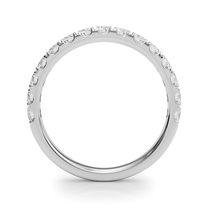 3/4 ct tw Lab Diamond Lab Grown Diamond Half Way Around Band