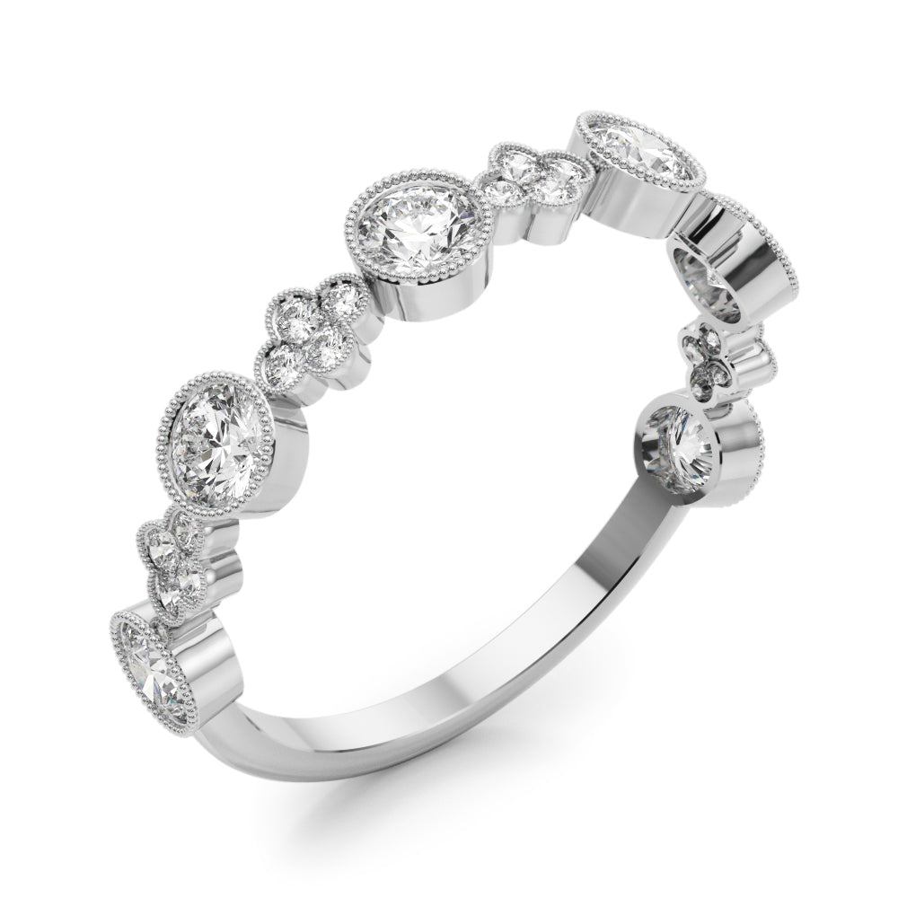 1/3 ct tw Lab Diamond Lab Grown Diamond Stackable Ring