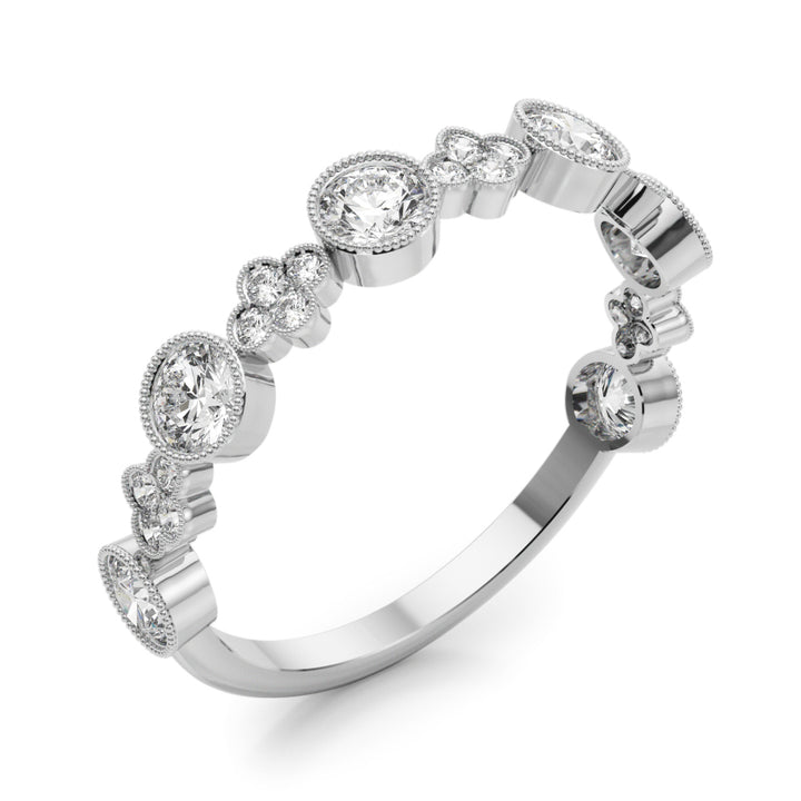 1/3 ct tw Lab Diamond Lab Grown Diamond Stackable Ring