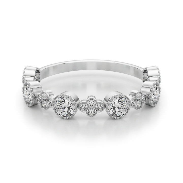 1/3 ct tw Lab Diamond Lab Grown Diamond Stackable Ring